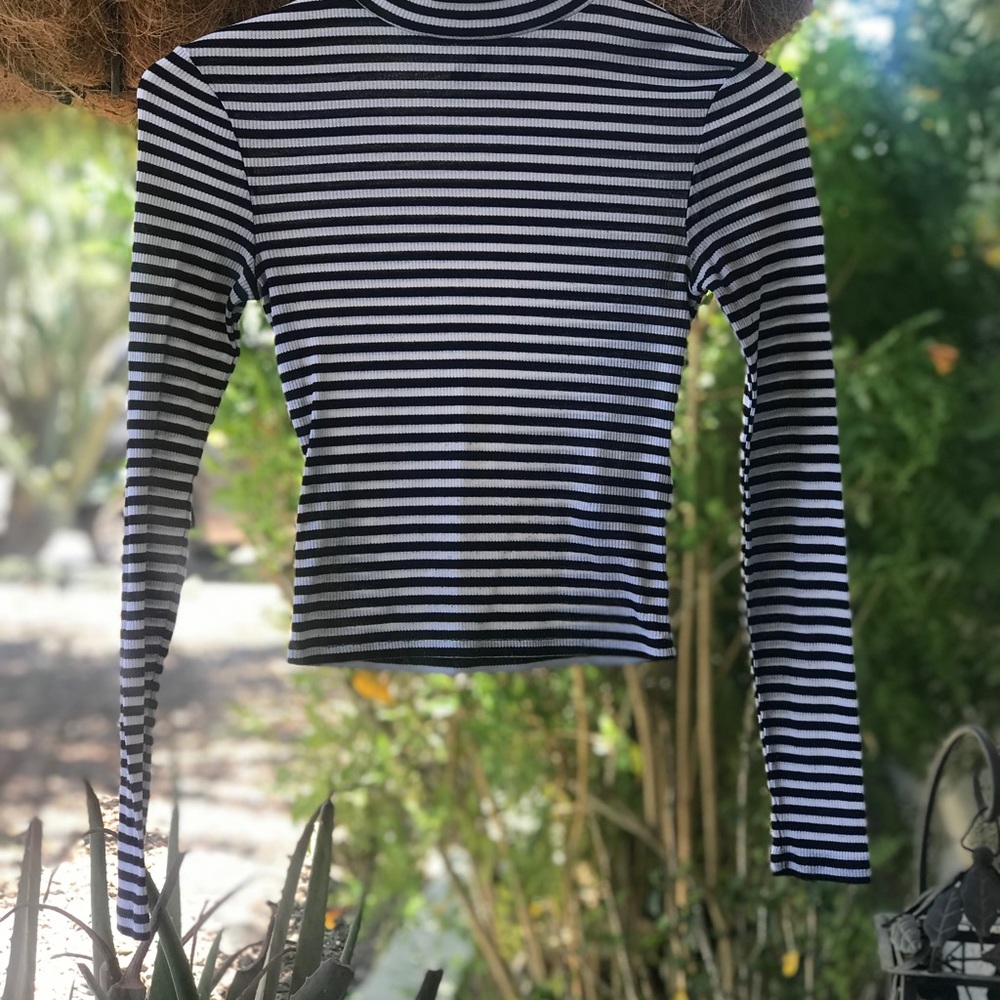 Black and white shirt